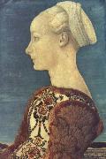 DOMENICO VENEZIANO Bildnis einer vornehmen jungen Frau painting